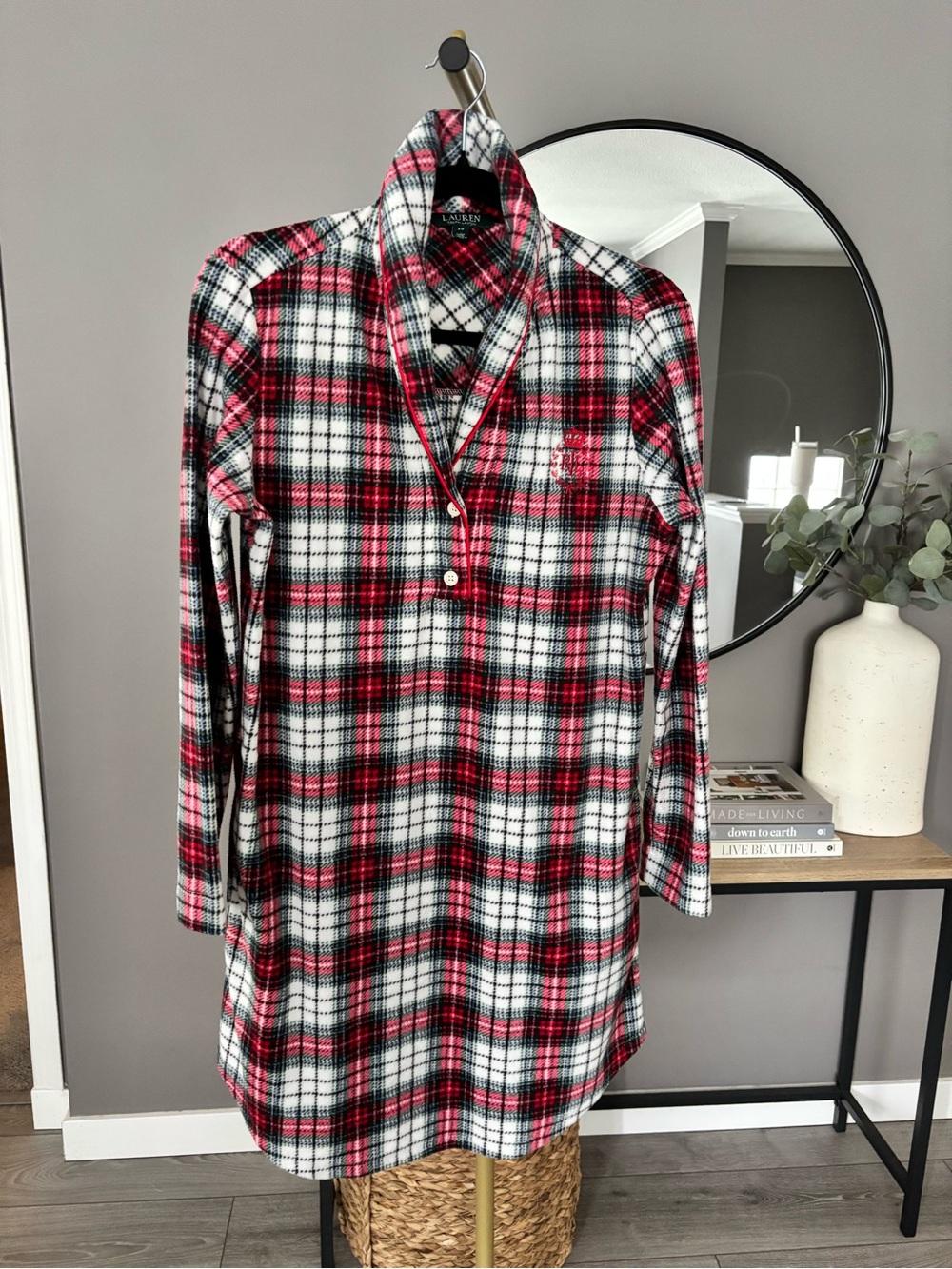Lauren Ralph Lauren Flannel PJ - Picture 3 of 7